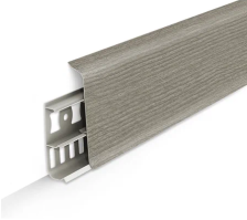 Плинтус Идеал Деконика с к/к клен северный 2,2 м 70 мм