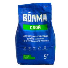 Штукатурка гипсовая особо пластичная Слой (5кг) ВОЛМА