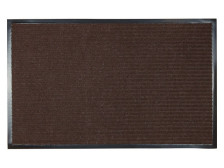 Коврик придверный ребристый 50х80см Стандарт (коричневый)