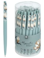 Ручка шариковая синия 0,7 мм Магнолия