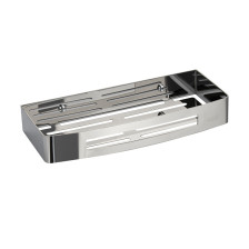 Полка нерж сталь BRIMIX прямая литая 1-ярусная хром 5655