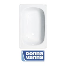ВАННА стальная 1,2м с ножками белая Donna Vanna