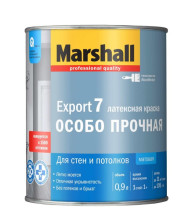 Краска Export-7 ВЭ матовая база С (0,9л) Marshall