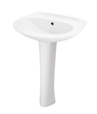 Раковина Бриз-60 белая с пьедесталом