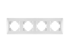 Рамка 4-м С1140-001 белый