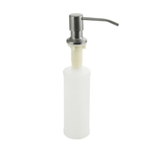 Дозатор для жидкого мыла Brimix врезной 300мл матовый хром/пластик 6281