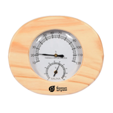 Термогигрометр для бани и сауны Банная станция 16х14х3 см