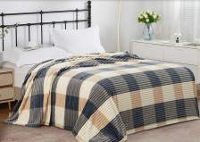 Плед велсофт в чемодане Orrizonte Print 006-OTP 200х220 Cleo