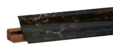 Плинтус для столешниц 23мм мрамор марквина черный Россия KORNER 3м
