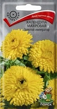 Семена Календула махровая Золотой император (Поиск)