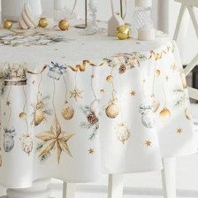 Скатерть хлопок d=150 Полонез Listelle