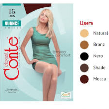Колготки Conte Nuance 15 den р5 nero