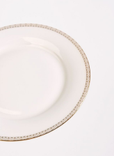 Тарелка фарфор 26,7см PLATE 2 BRD WHT VLR CONCEPT