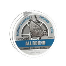 Леска Nautilus All round 100м 0,20мм, 5.9кг 302 530