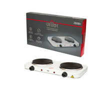 Плитка электрическая Ditter 2 конфорки, диск, белая