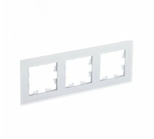Рамка 3-м Atlas Design Nature ATN330103 белый стекло матовое