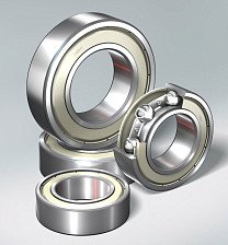 Подшипник шариковый радиальный однорядный с защитными шайбами 6-80206 С17 (6206 ZZ) ГПЗ 30х62х16мм