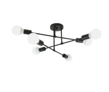 Светильник LOFT EASY-6E27-BL 6хЕ27 черный 520х520х239 IP40 2648  ASD/InHome 2648