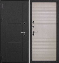Дверь Форпост Термаль Антик серебро/Дуб беленый 960х2050 Левая (11см)