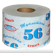 Бумага туалетная НОВАЯ линия 56м 