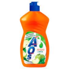 Средство для посуды AOS 450мл Яблоко Мята