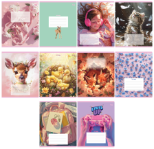 Тетрадь 12 л BG линия Mix-10. Девочки