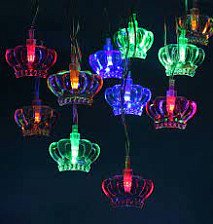 Гирлянда "Нить" короны 3м 30LED 8р 220V IP20 мульти ЭРА 