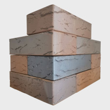 Кирпич лицевой одинарный "Флэш Флэйм" кора дуба Строма