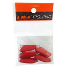 Груз AM Fishing Проходимец разборный красный d-0,8мм 20,0гр