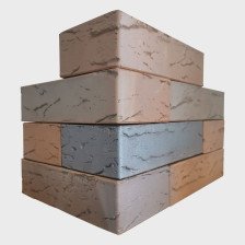 Кирпич лицевой одинарный "Флэш Флэйм" кора дуба Строма