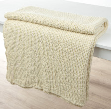 Плед лен рис 1 цв 630 165х220 Орша