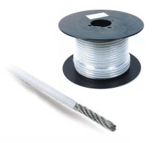 Трос стальной 10 мм в оплетке ПВХ