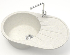 Мойка 730х450 искусственный камень хлопок 110/Q7