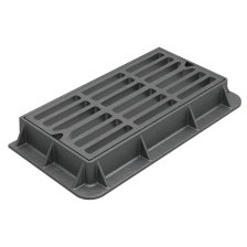 Люк ливнёвый чугунный тяжелый прямоугольный