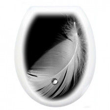 Сиденье для унитаза NNN-Exclusive Фотопринт ПЕРО