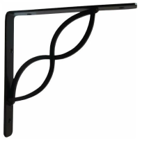 Кронштейн Волна 200х200мм, черный