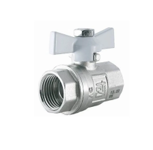 Кран шаровой для воды 1" г/г бабочка STI