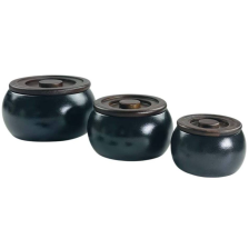 Набор банок 3шт 10/13/16см BLACKWOOD LENARDI фарфор 235-037