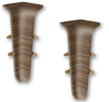 Угол внутренний Идеал Деконика орех 70 мм