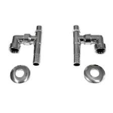 Кран угловой поворотный к полотенцесушителю САНАКС 1/2х1 г/ш хром 1139