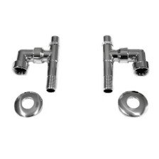 Кран угловой поворотный к полотенцесушителю САНАКС 1/2х1 г/ш хром 1139