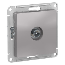 Розетка TV скрытой установки Atlas Design ATN000391 алюминий
