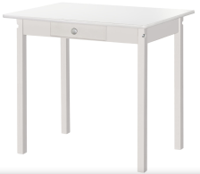 Стол обеденный ПН Супер белый (глянец), Снег (кат1)