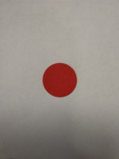 Заглушка самоклеящаяся d=18 красная 32 шт PC 2570/2574