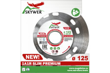 Круг алмазный 125х1,2х10х22,23 1A1R керамогранит керамическая плитка Slim Premium SKYWER SK-SLP12522