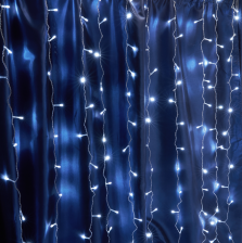 Гирлянда 230V 320 LED 3х2м 5000K эффект стробов IP44 сетевой шнур 3м в комплекте CL21