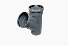 Тройник полипропиленовый 50х40х45 Стандарт Контур