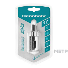 Коронка алмазная по керамограниту 25ммхМ14 сухой рез Rennbohr Alpha XT 776025