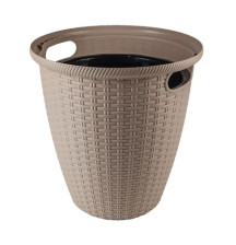 Кашпо напольное Rattan D380 30л молочный шоколад
