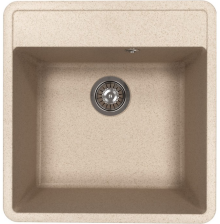 Мойка 440х510 искусственный камень Пьемонт бежевый